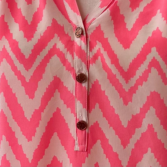 Lilly Pulitzer Elsa Silk Top - Size M - Picture 6 of 11